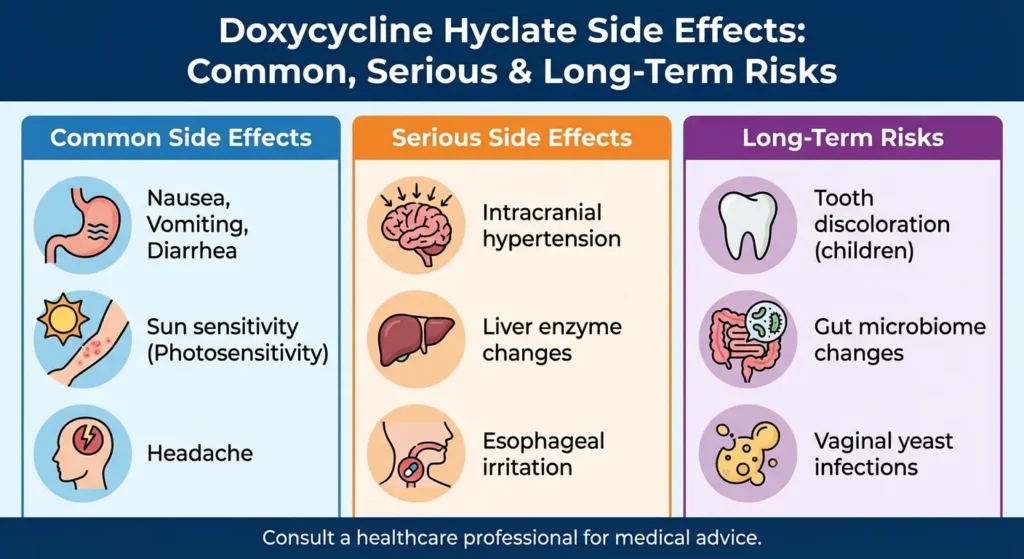Doxycycline Hyclate Side Effects